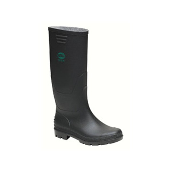 Botas de PVC negro caña alta