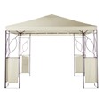 Toldo de poli&eacute;ster. Paneles laterales de