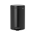 BRABANTIA Cubo de Pedal Newicon 12 L  Matt Black