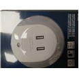 ADAPTADOR 2 USB + LUZ ADICIONAL