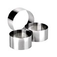 ARO INOX. EMPLATAR REDONDO 8 CM.