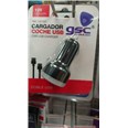 CARGADOR MECHERO COCHE DOBLE A USB