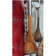 CUCHARA MADERA CON MANGO INOX ACACIA