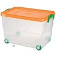 EUROBOX 60 L.CON RUEDAS AZUL